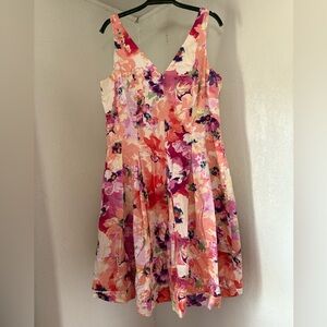 Ralph Lauren pink floral dress